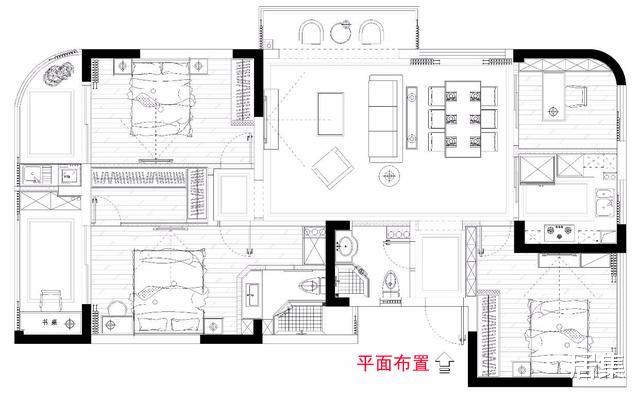 全屋都是令人惊艳的轻美式，让人沉迷其中，挪不开眼！