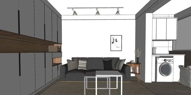 32岁阿姨的穷装新房火了，大白墙不吊顶，软装的力量实在是太强大