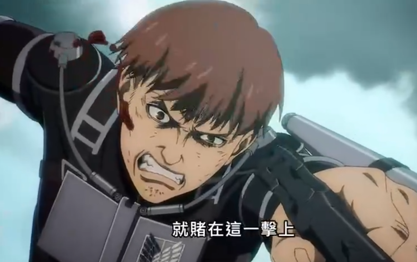 模型|进击的巨人:两巨人不敌雷枪,三笠杀疯了,弗洛克被贾碧击入海底