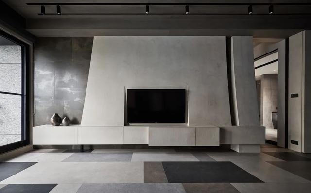 170㎡现代极简,高级水泥灰的质感,低调独特的高档