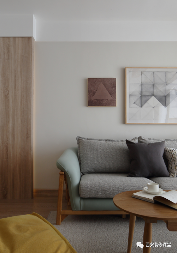 90㎡两室原木风,日式婚房