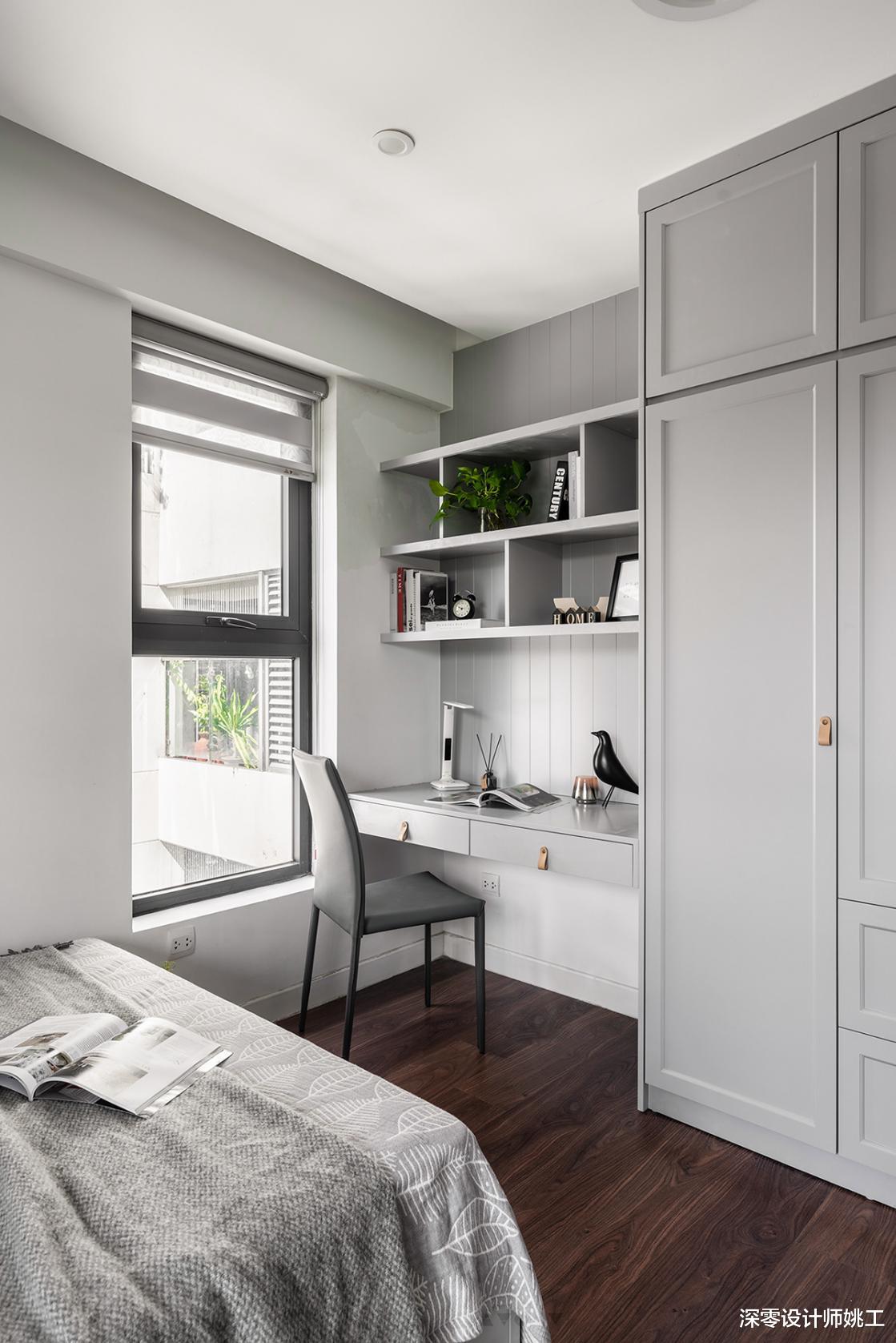 看到她家102㎡三居室我慕了，米色贯穿全屋，绿植作点缀满满生机感