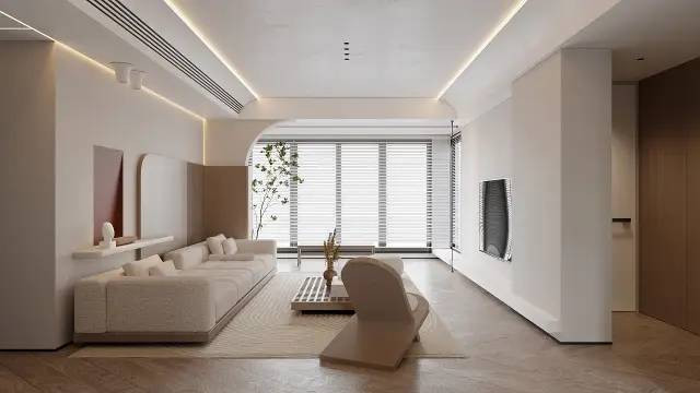 菡萏怡景装饰 | 柔和的侘寂风，让空间多了一份温馨的感受