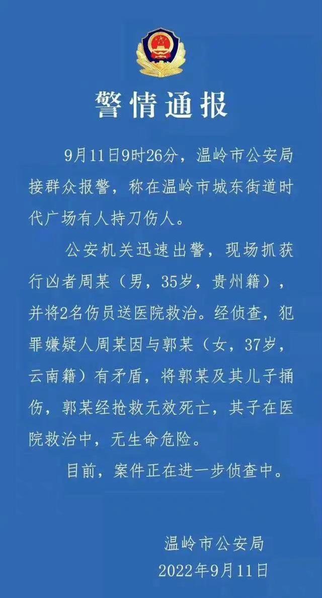 浙江37岁女子当街被杀,其孩子目睹全过程,案发原因有三种说法