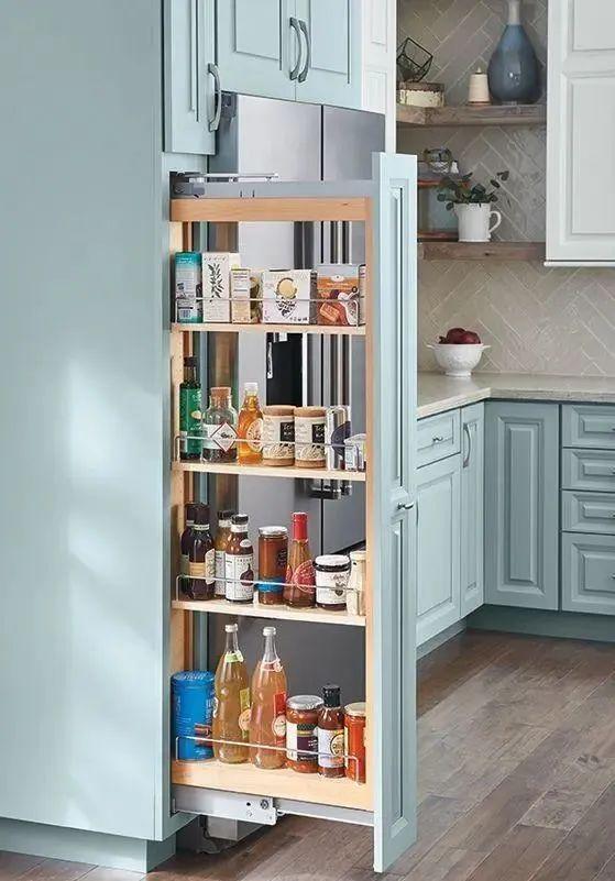 长话短说,同样的钱打柜子,6处留空改窄,便利性远超一般收纳柜