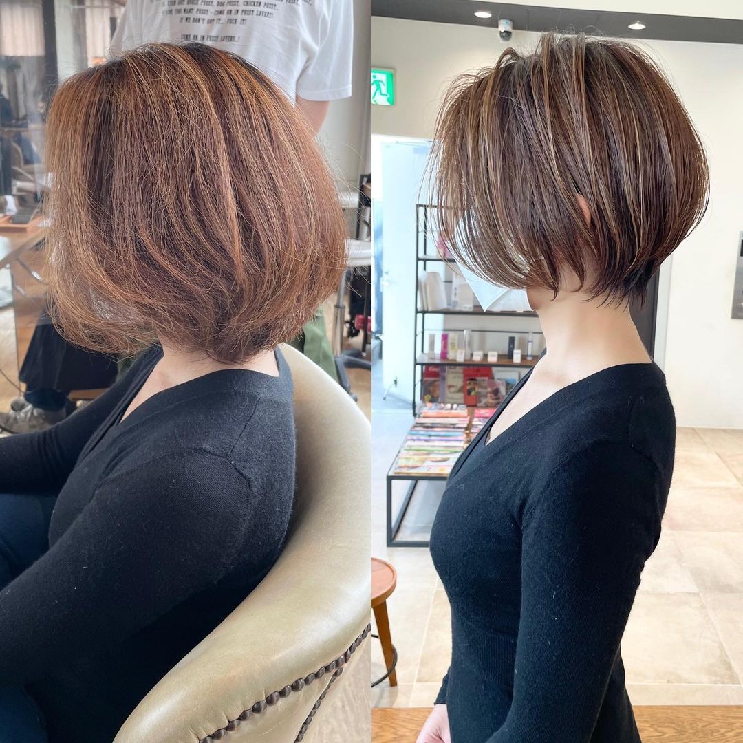 14位美女的发型大改造,效果大不一样,头型脸型都变好看了