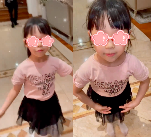 伊能静|伊能静老公豪宅内跳舞!把女儿举过头顶手臂壮,屋子超大装修豪华