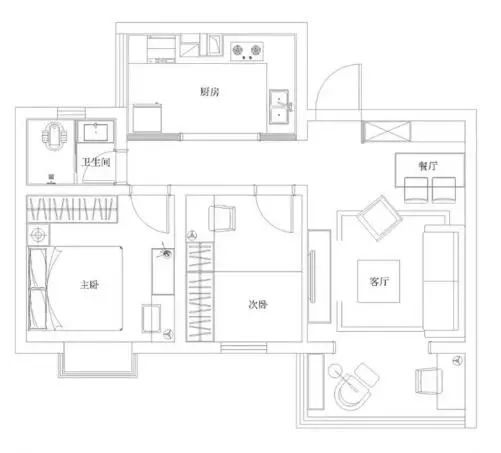 她家花不到4万改造66平二手房,北欧风美爆了!网友:好想住进去