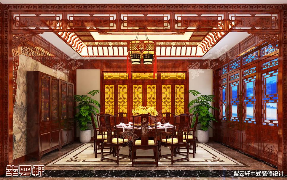 中式设计的天花板，有这么高颜值的中式豪宅倍有面