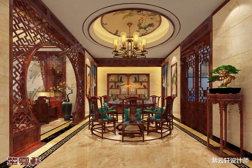 现代中式装修让空间中拥有奢华与典雅之感,尽显悠悠东方风韵