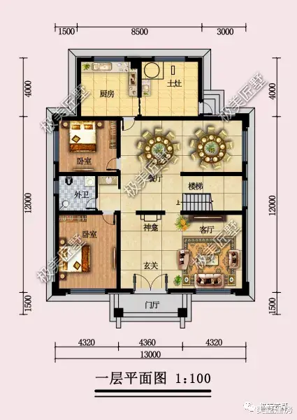 13×16米，三层新中式别墅，典雅大气，值得一看！