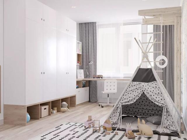 实木装修设计的温馨小两居,装修设计效果非常自然,实用性超强