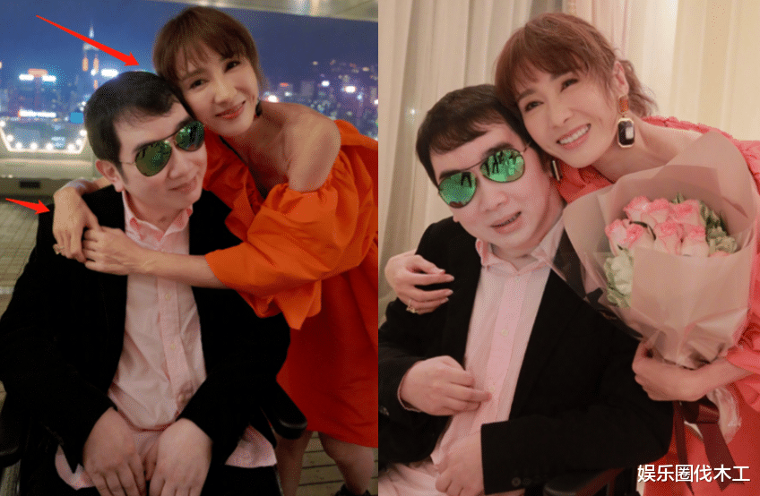 黎姿|黎姿晒51岁庆生美照！穿粉裙秀香肩锁骨，与胞弟脸贴脸合影好温馨