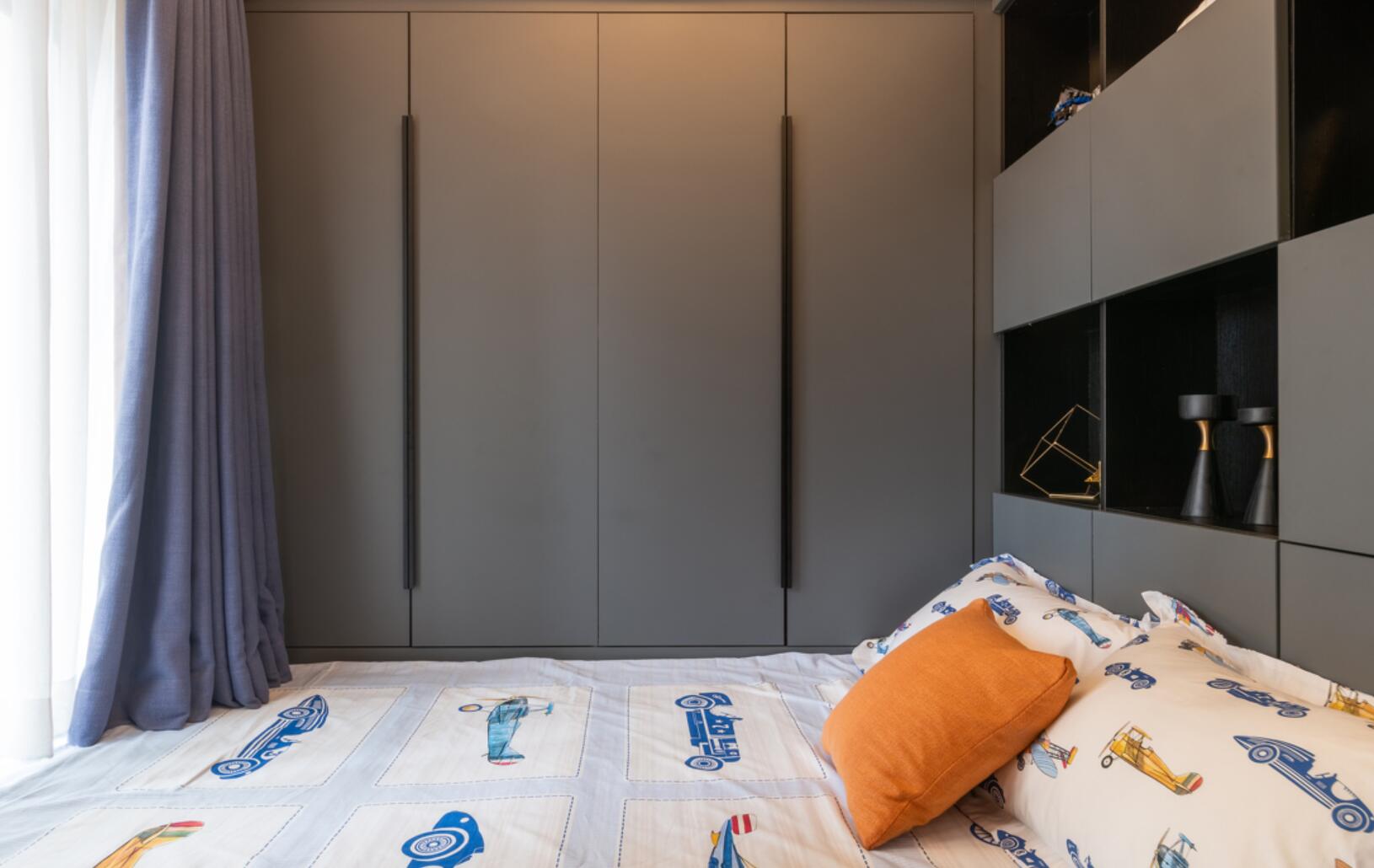 这是什么“神仙设计”？45㎡，以高饱和度定位空间，反而很高级