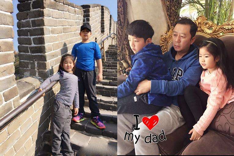 郭涛|54岁郭涛教爱女跳舞，10岁郭懿文一脸嫌弃状，父女俩同框似饼印