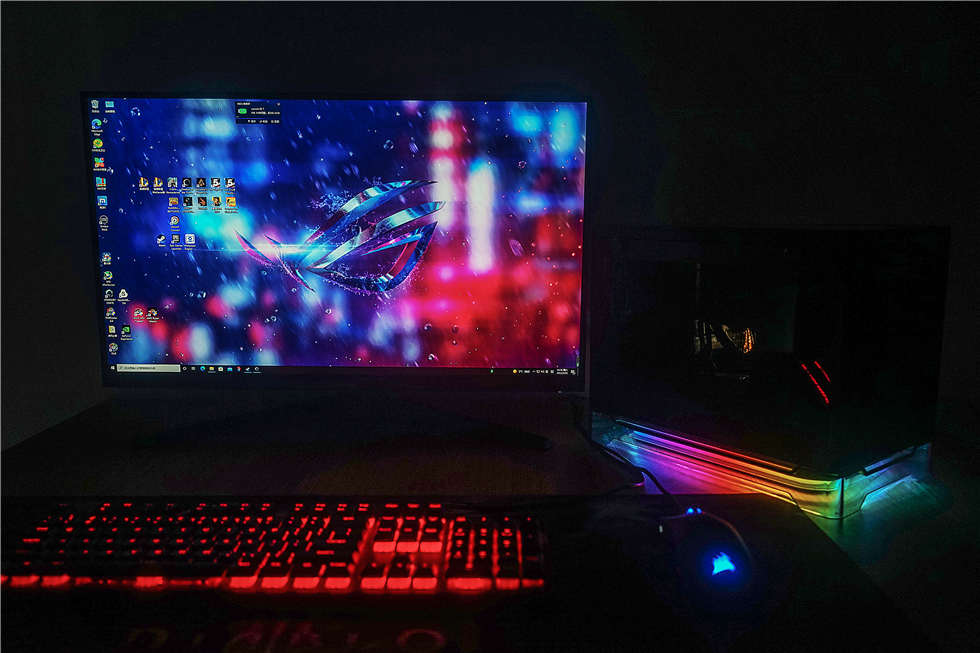 无线充电|能无线充电的电脑主机——5600X+RX6600黑狼版+迎广A1 Plus装机