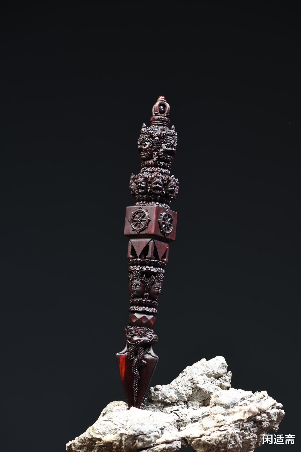 老虎|无坚不摧，小叶紫檀，金刚降魔杵