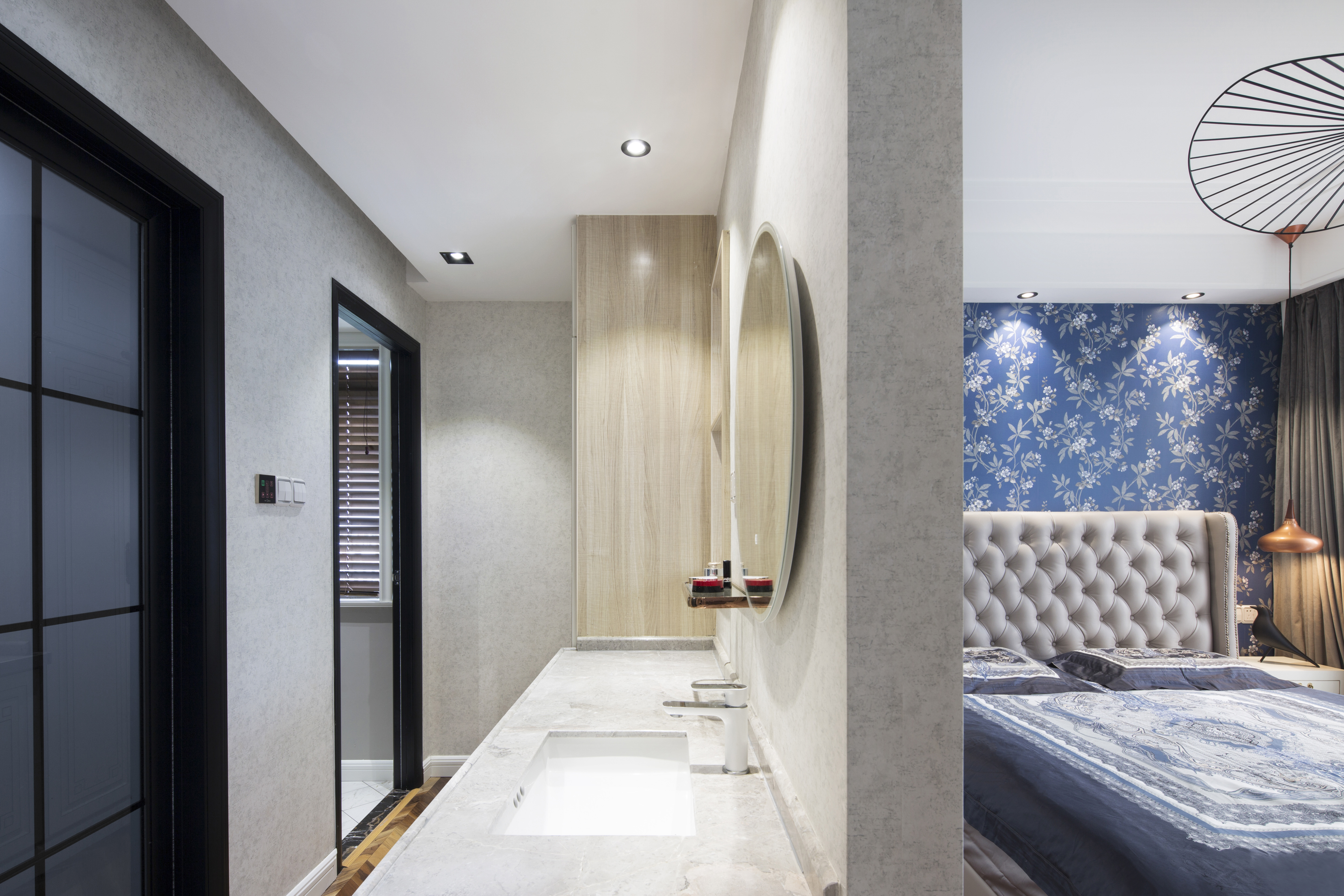 麻吉设计 | 148㎡静谧沉稳的现代折衷主义