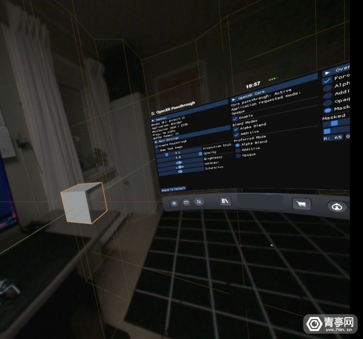 基于OpenXR,VR爱好者为SteamVR头显推VST透视API