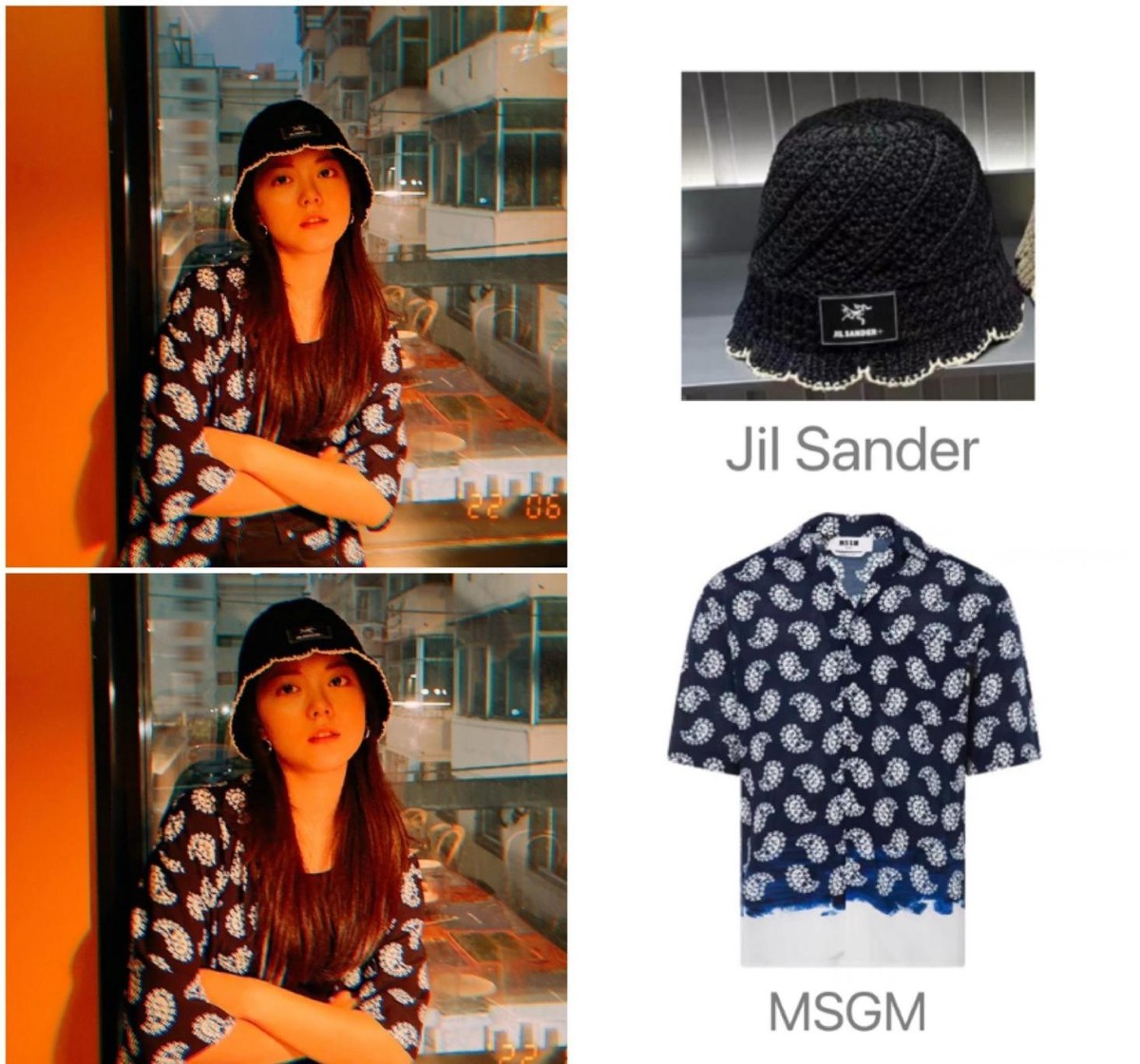 赵今麦的私服穿搭也太卷了,穿黑色碎花装戴渔夫帽,看着挺潮的