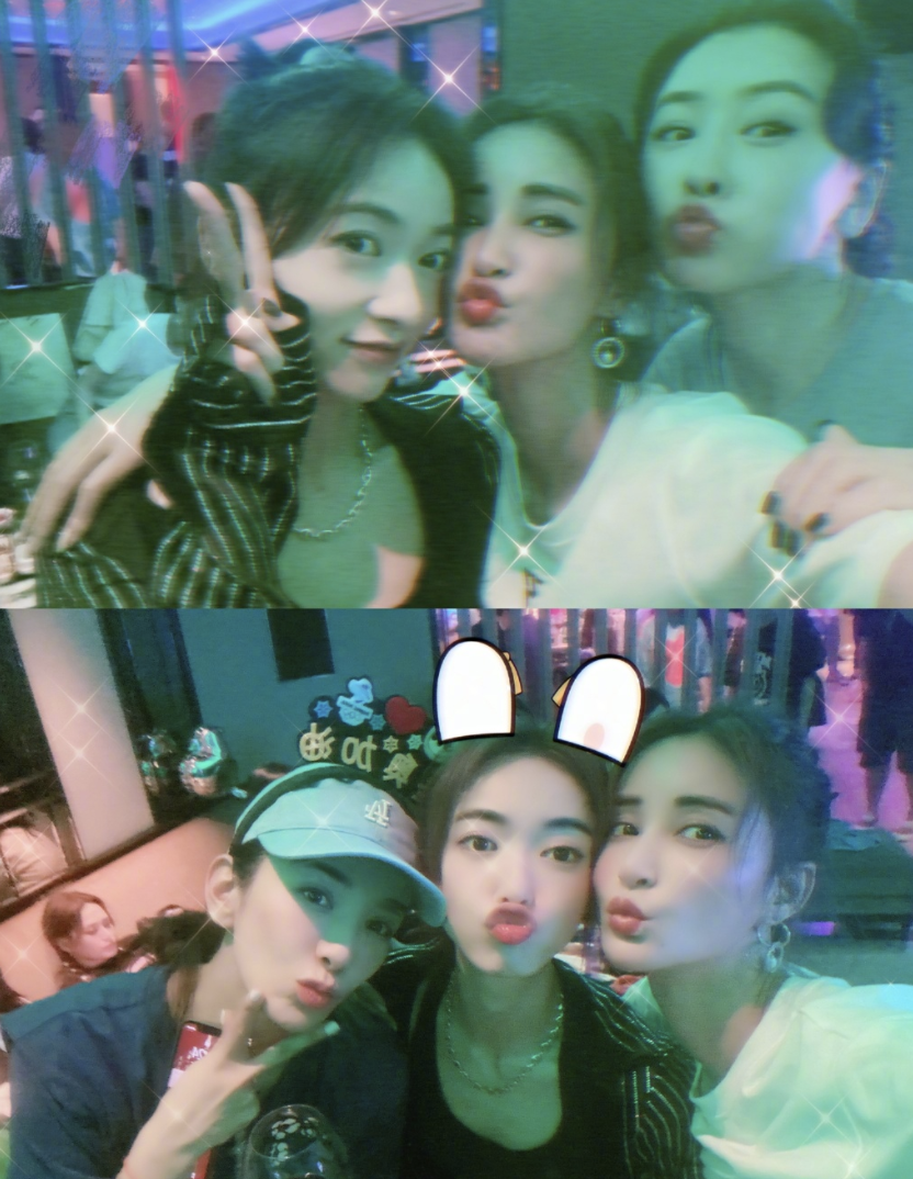 袁弘|乘风破浪团建为张歆艺庆生，袁弘晒二姐搞怪视频，庆祝结婚6周年