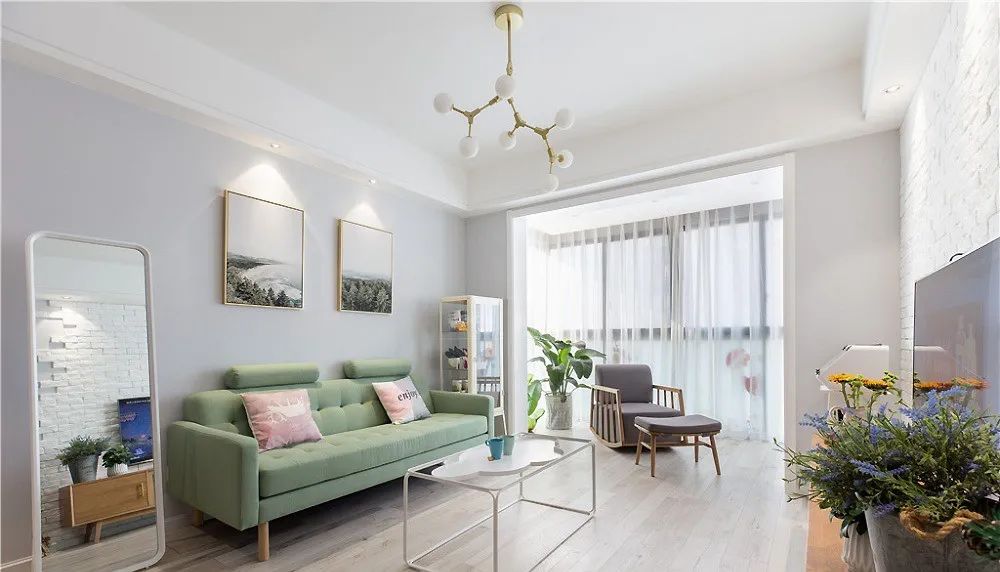 82㎡北欧风,清新舒适,堪称教科书般案例,照着装准没错