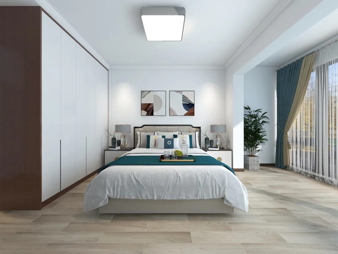 【鲁班装饰】平和花园208㎡现代简约风格