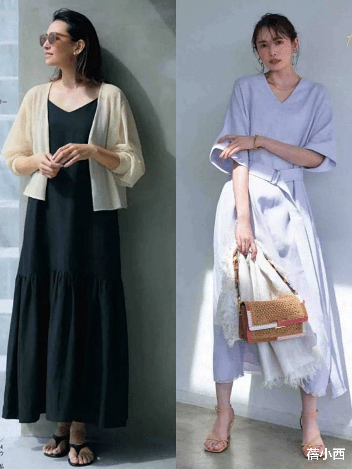 夏天穿衣无需复杂，学日本博主用“连衣裙”打造好气质，知性优雅