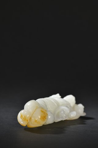 和田玉籽料|重器 和田玉籽料观音摆件