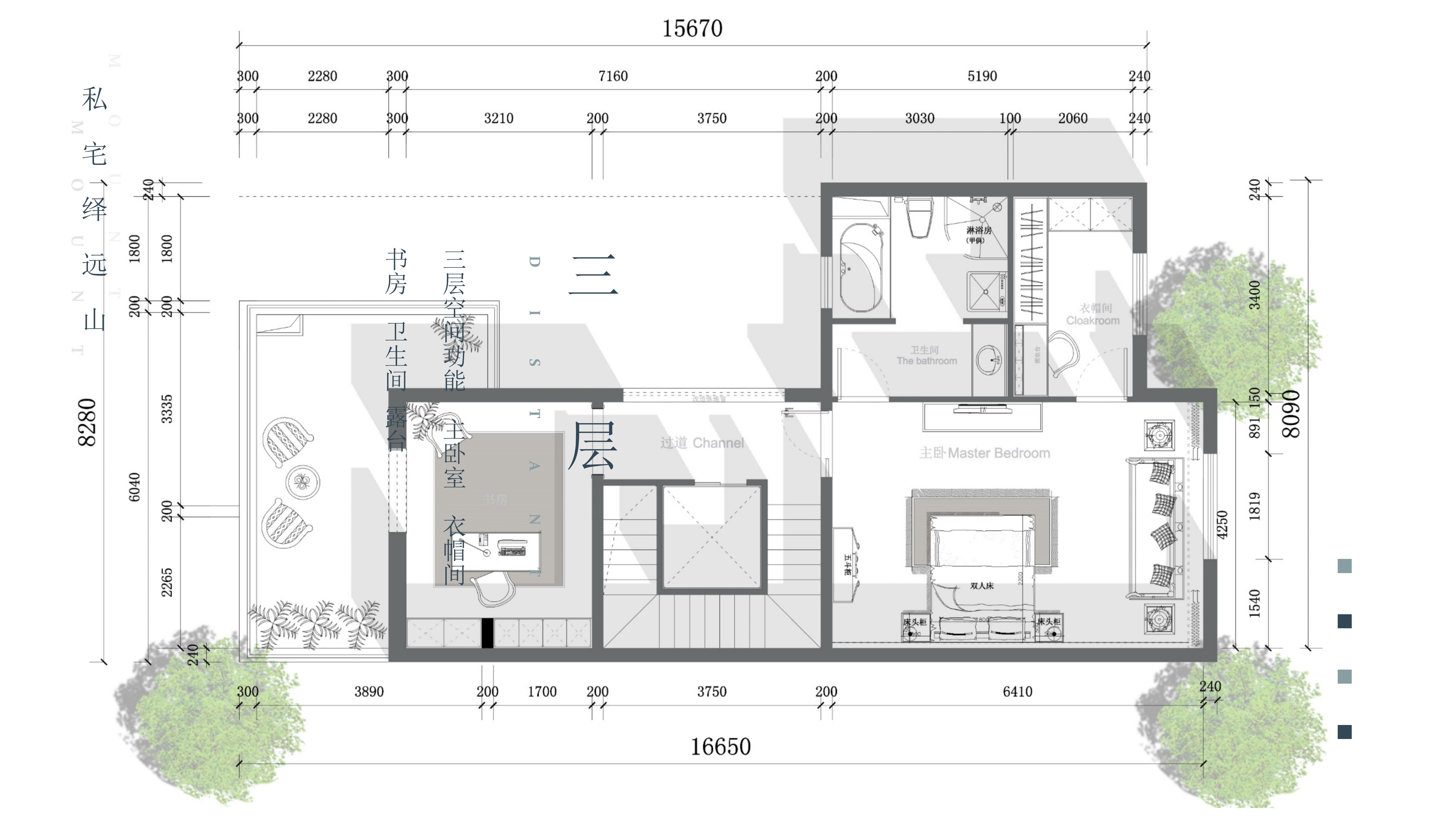 ZEKUI泽DESIGN新中式别墅室内空间设计与现代风格的融合