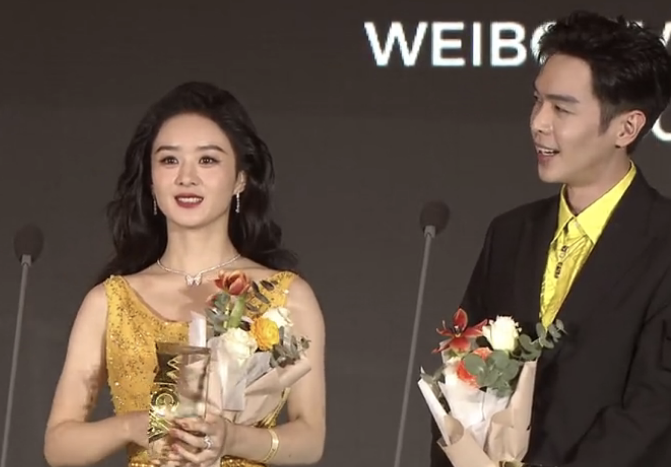 赵丽颖|赵丽颖催更张若昀：什么时候出第二部？张若昀听完问题后表情微妙