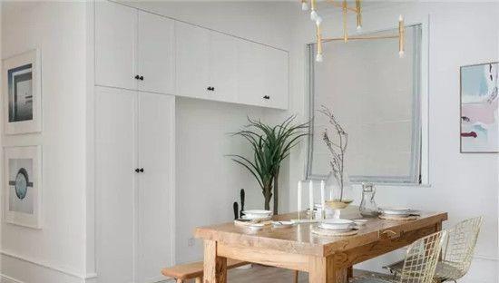 125㎡三居就花9万简装，医生果然洁癖，装修也喜欢纯白北欧风！