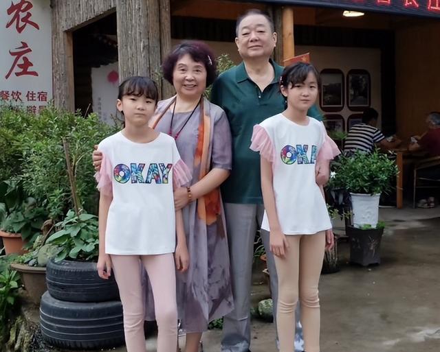盛海琳老公下葬!身盖党旗,12岁双胞胎女儿送行,遗照放长女墓前