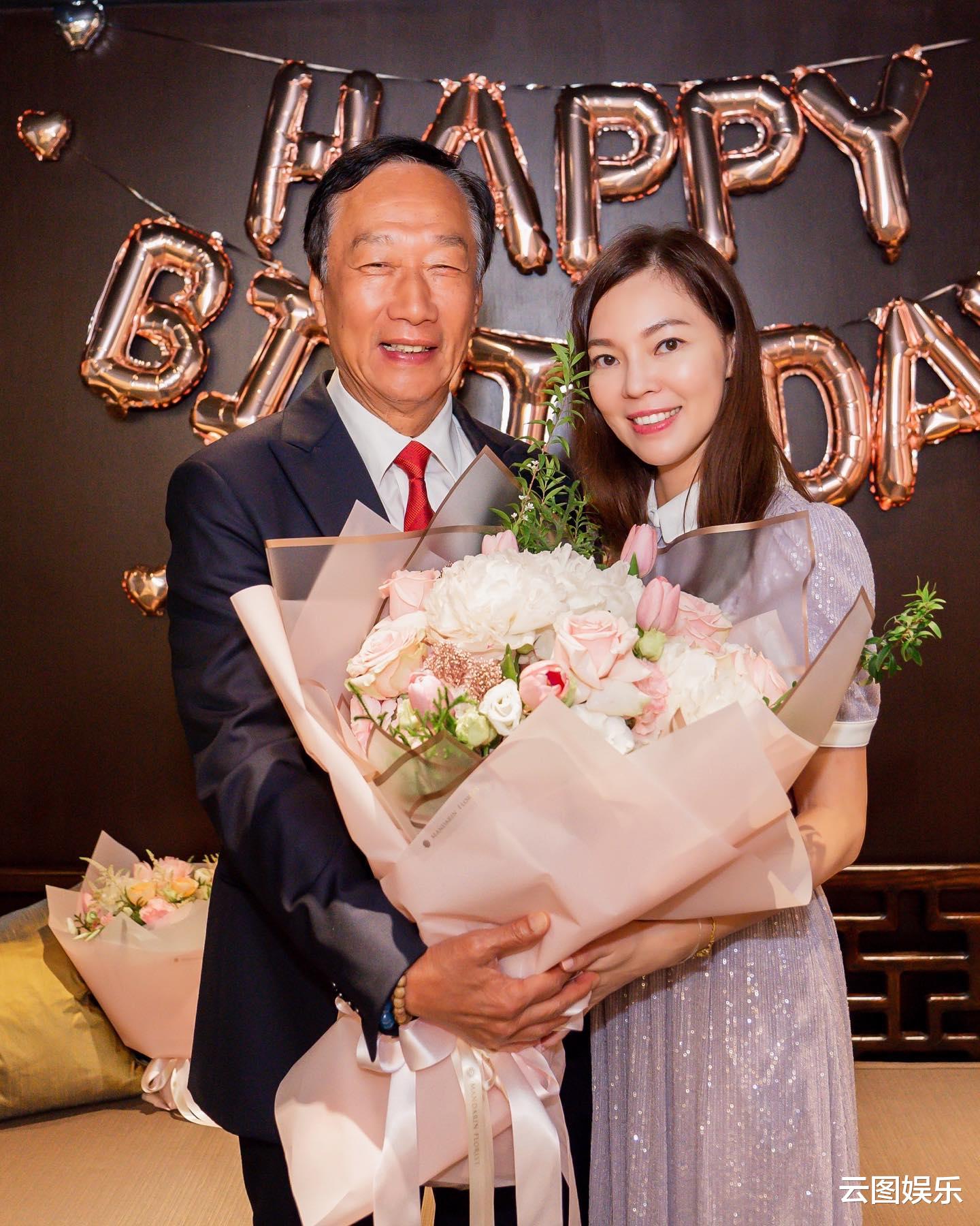 林志玲|林志玲郭台铭娇妻同庆48岁生日！两人是师生关系，久违同框心情好