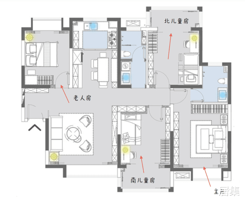 邻居看了他家的装修直呼后悔,简直太完美了,东西再多也不怕