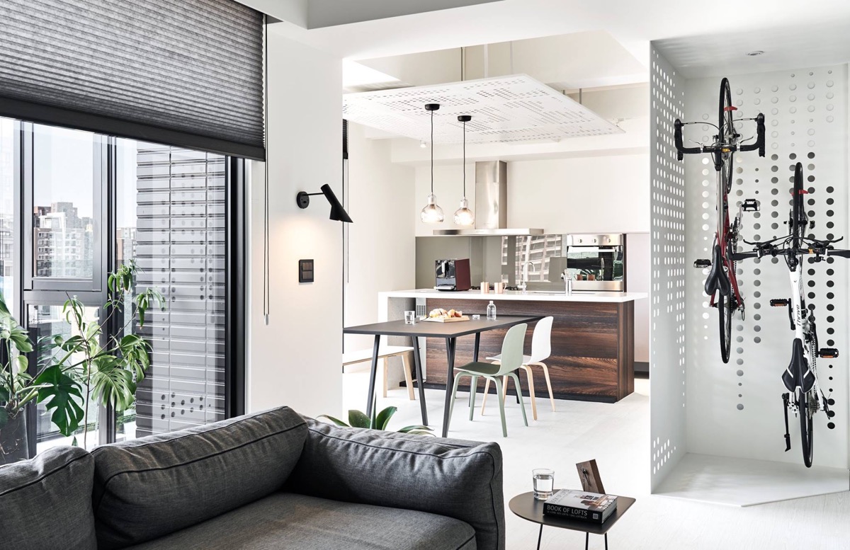 年轻专业人士的城市公寓装饰