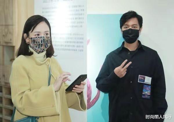 陈乔恩|陈乔恩变阔太参加男友画展！罕见装扮一回，烫卷发优雅到骨子里