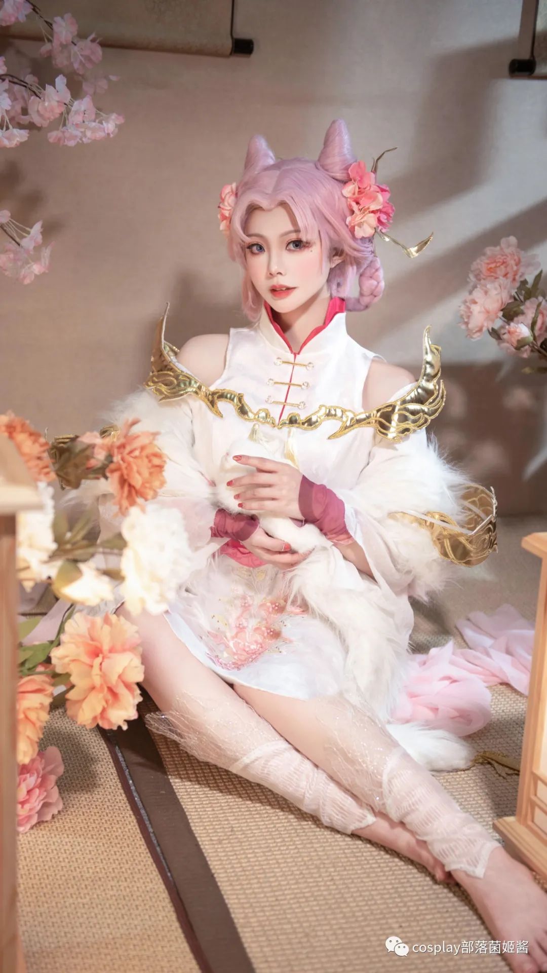 |cos：王者荣耀嫦娥拒霜思cos正片@阿琴