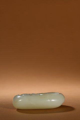 |和田玉一路莲科把件