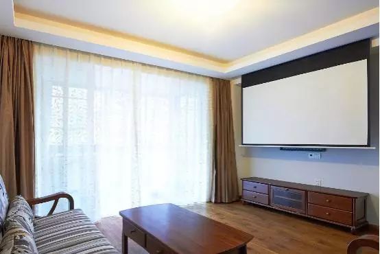 客厅不要傻傻装电视了,越来越多人喜欢装这种,太上档次了!