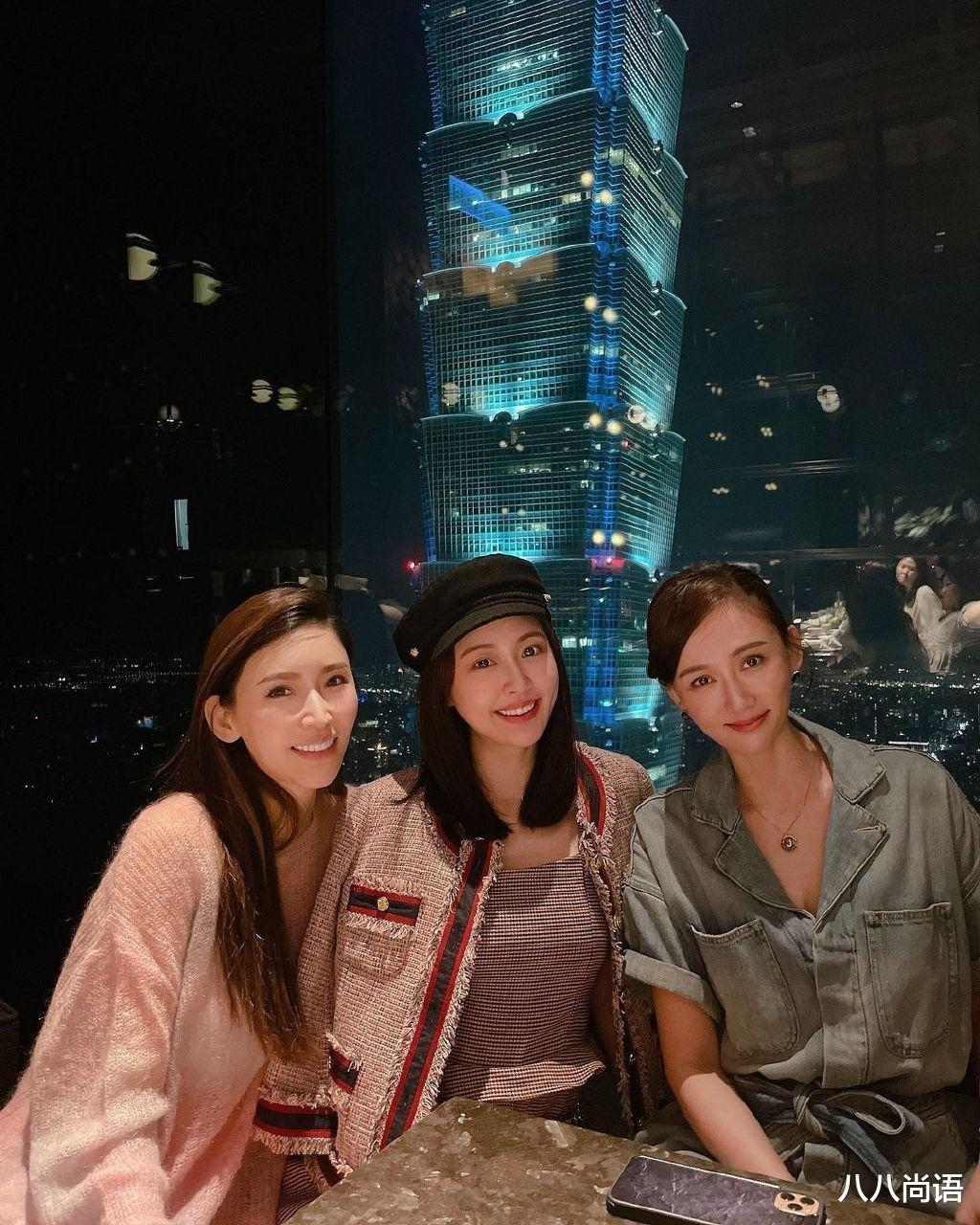 甘比|富婆聚会日，甘比与钟楚红郑秀文外出，钱帅君和陈乔恩共进晚餐