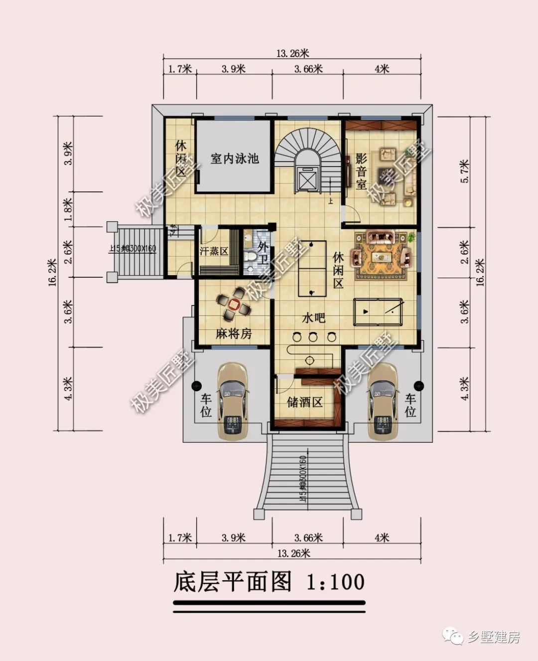 别墅|13.26X14米四层巴洛克风别墅，典雅高贵的代表