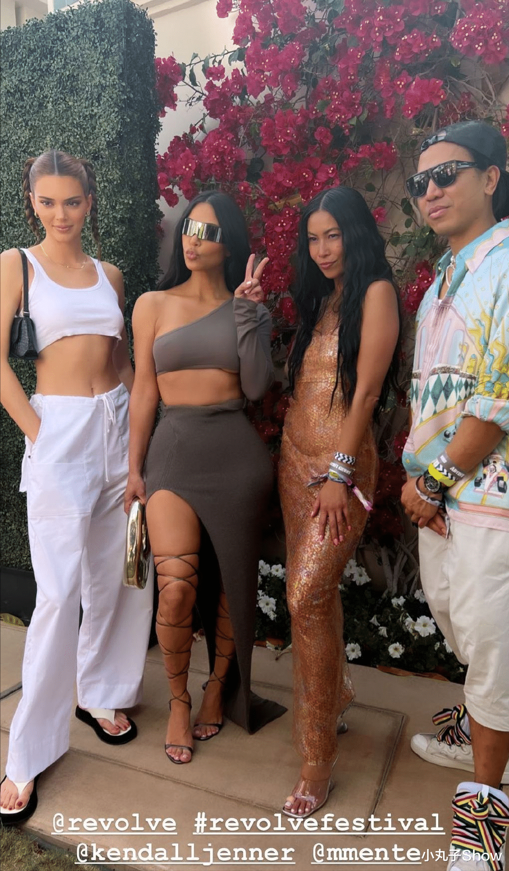 金·卡戴珊|金·卡戴珊和肯豆姐妹同框,同穿露脐装秀身材,妹妹比姐姐更撩人