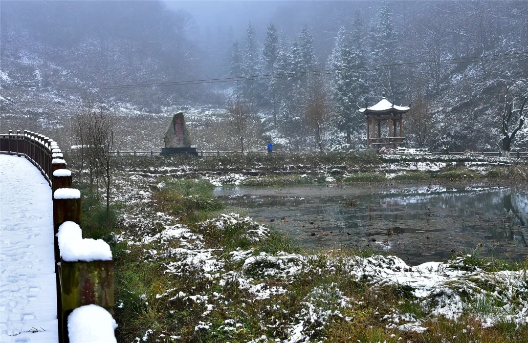 三亚|陕南：金沙河畔落初雪