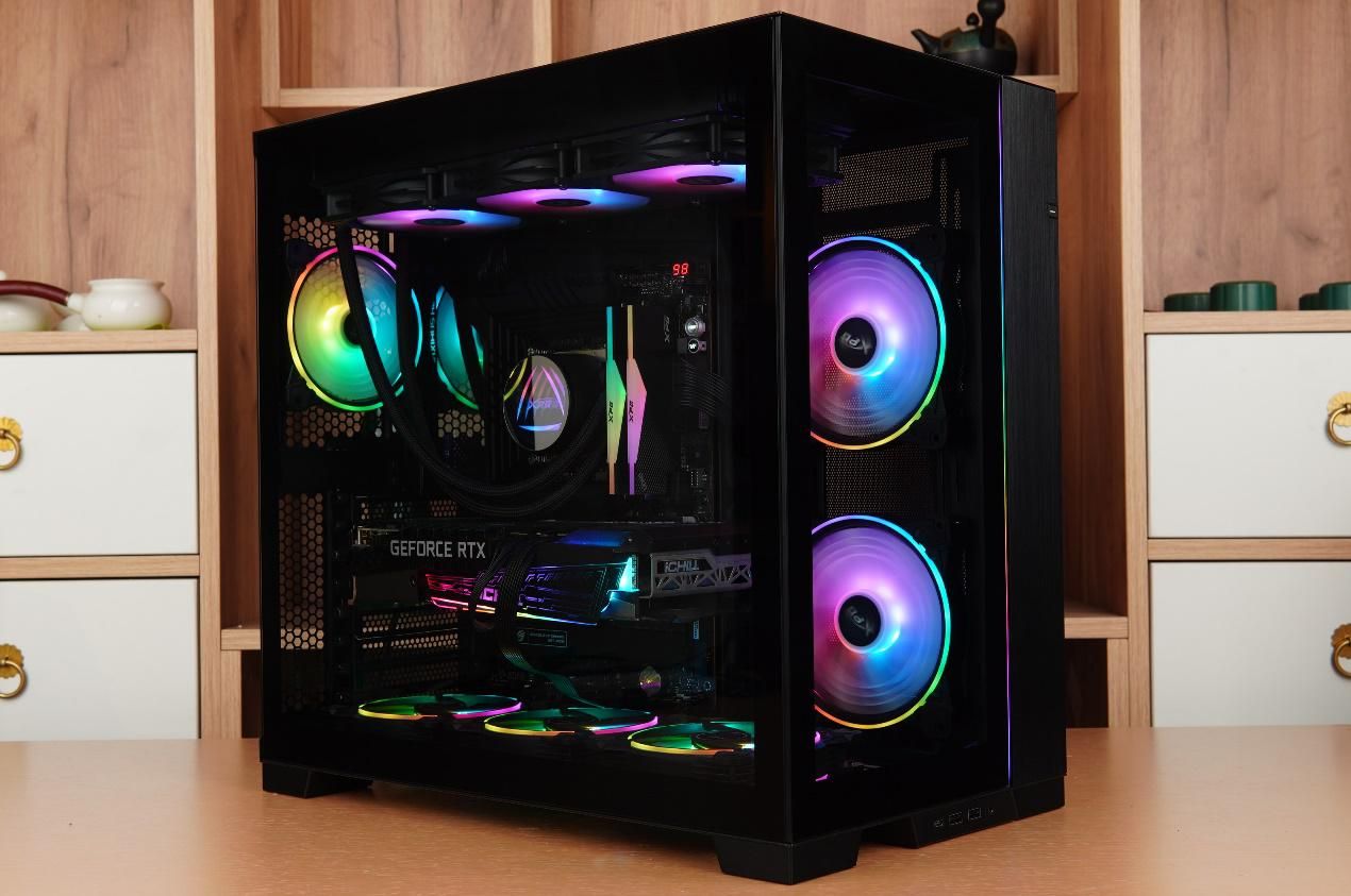 微信|i7-13700K+RTX3080Ti+XPG飓风风扇的光污染主机装机分享