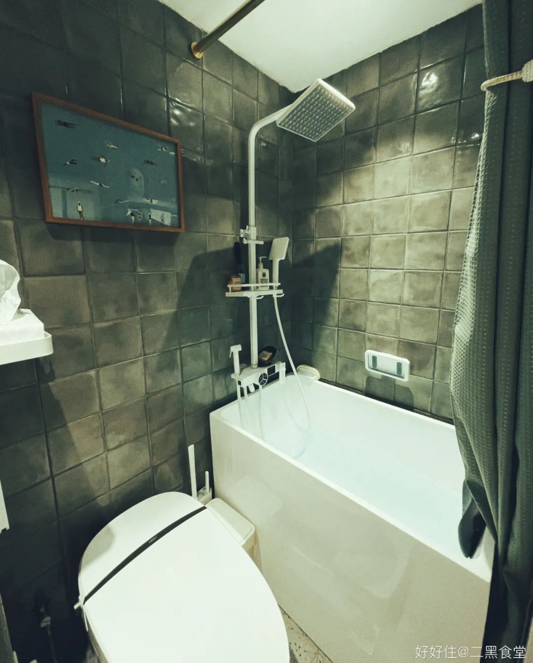 小户型2㎡浴室,这样做,塞下个浴缸太轻松