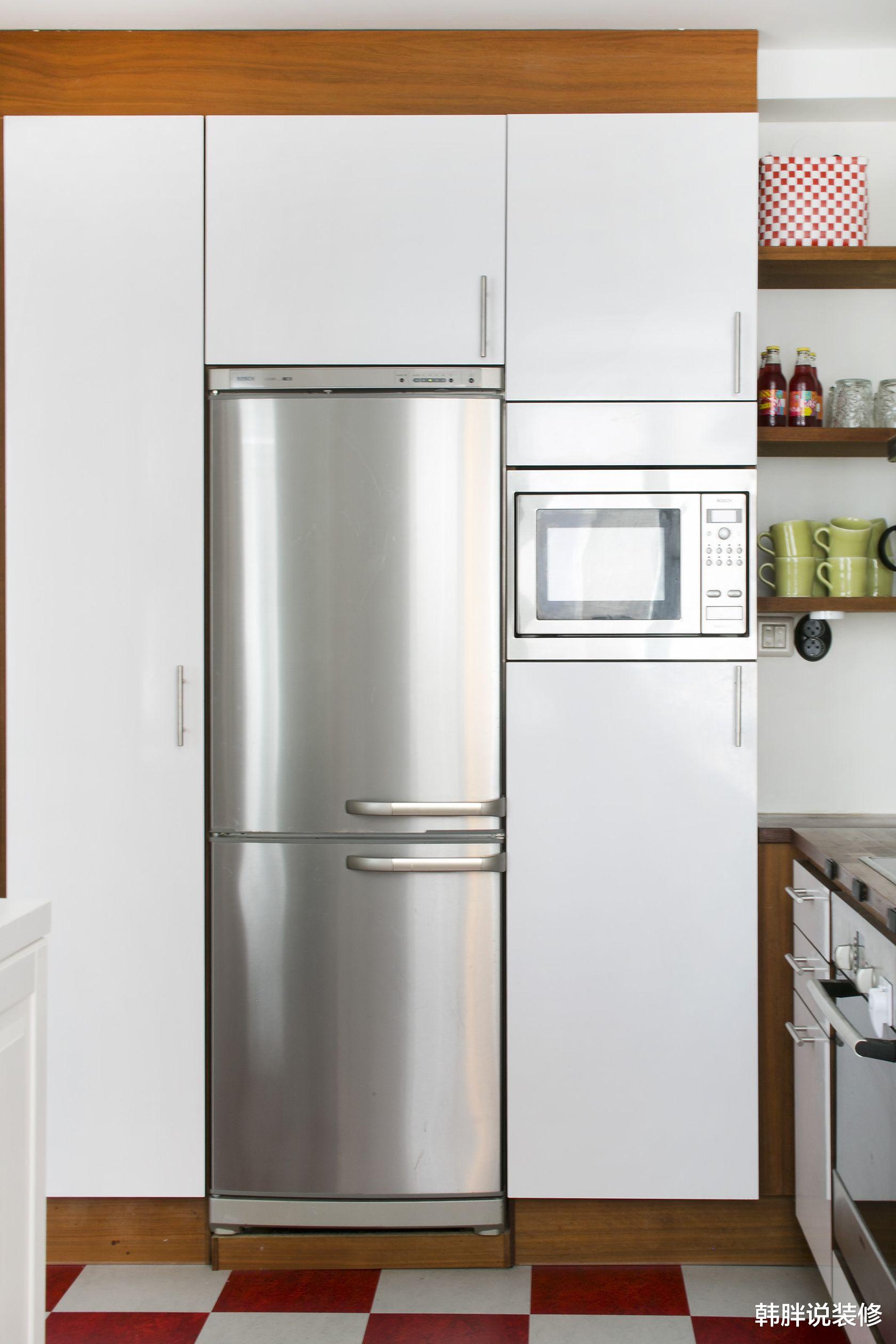 冰箱不一定要装在厨房，这3个位置同样方便省事，甚至更有利