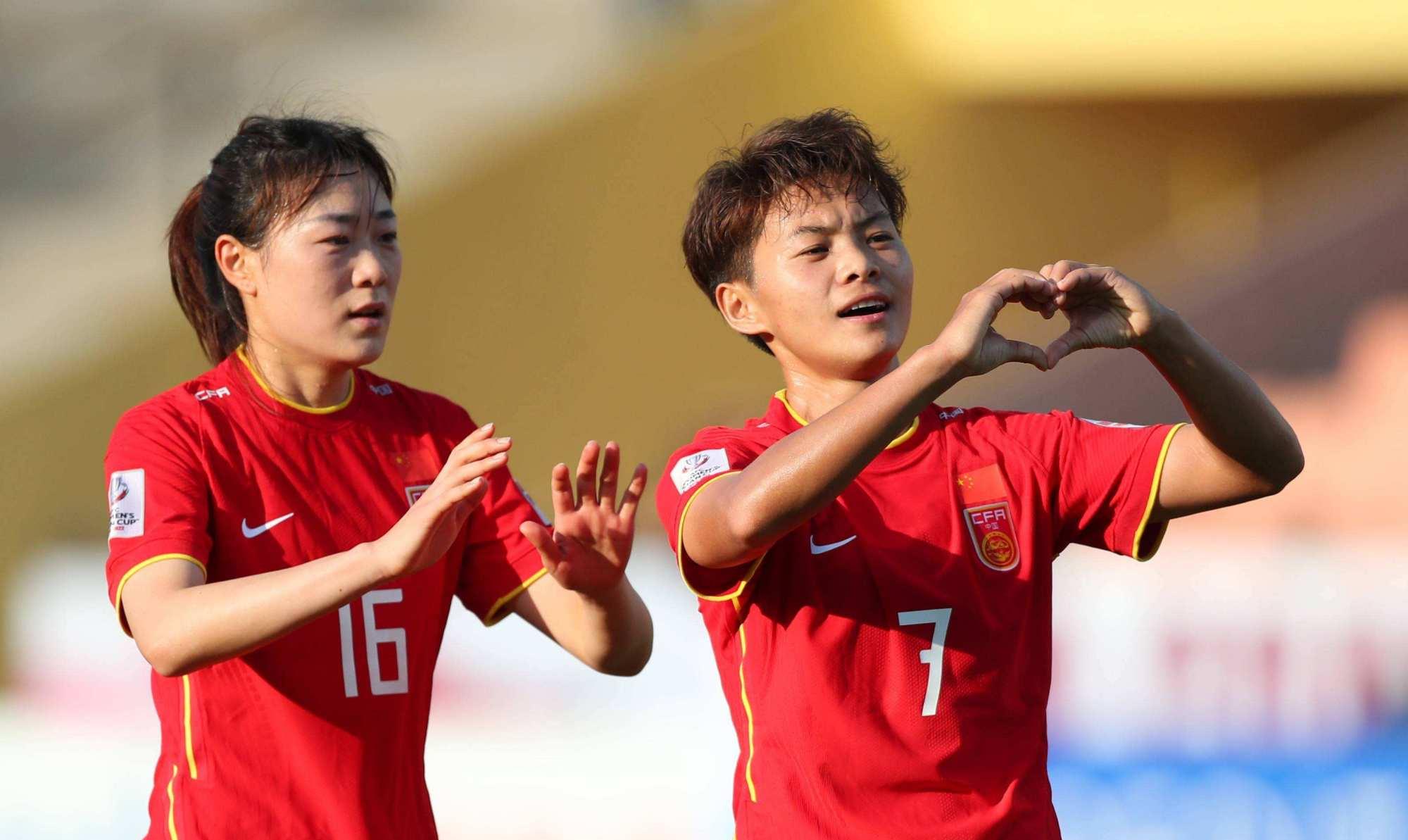 中国女足|3-0！中国女足再胜一场，三连胜晋级，张琳艳王霜评选最佳受影响