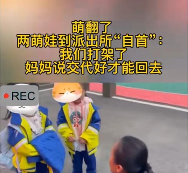 两个最萌“嫌犯”到公安机关自首,被警花拒绝收押,只批评教育!
