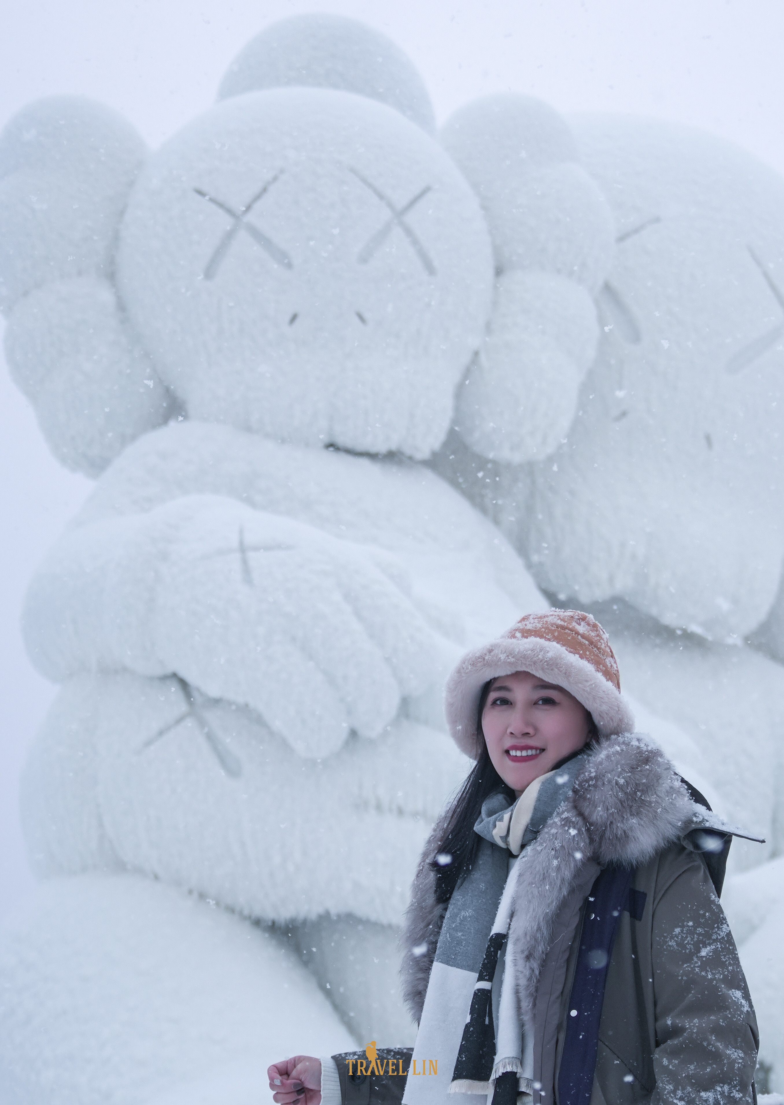 自驾|去长白山看展：风靡全球的雪中KAWS